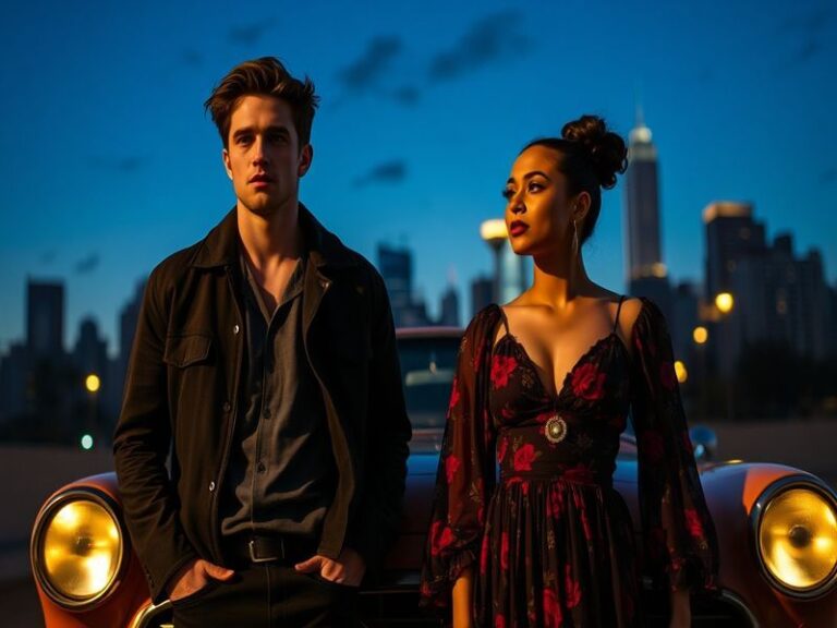 A collage of Robert Pattinson and Zendaya at various red carpet events, showcasing their fashion sense and charisma.