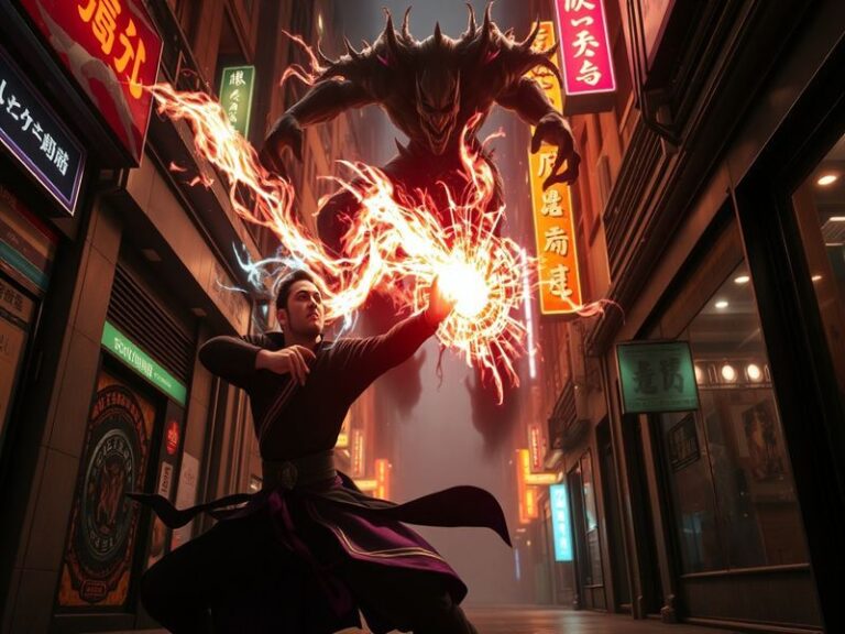 A dynamic scene from Jujutsu Kaisen featuring Yuji Itadori in action against a curse, showcasing vibrant animation and intens