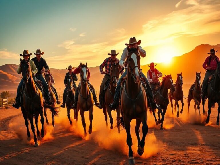 A dynamic scene from Steel Ball Run Episode 2 showing Johnny and Gyro racing through a vibrant American landscape, highlighti