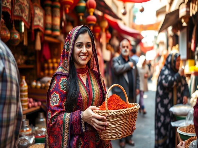 A dynamic portrait of Nerdeen Kiswani speaking at a rally, with a diverse crowd in the background, conveying a sense of urgen