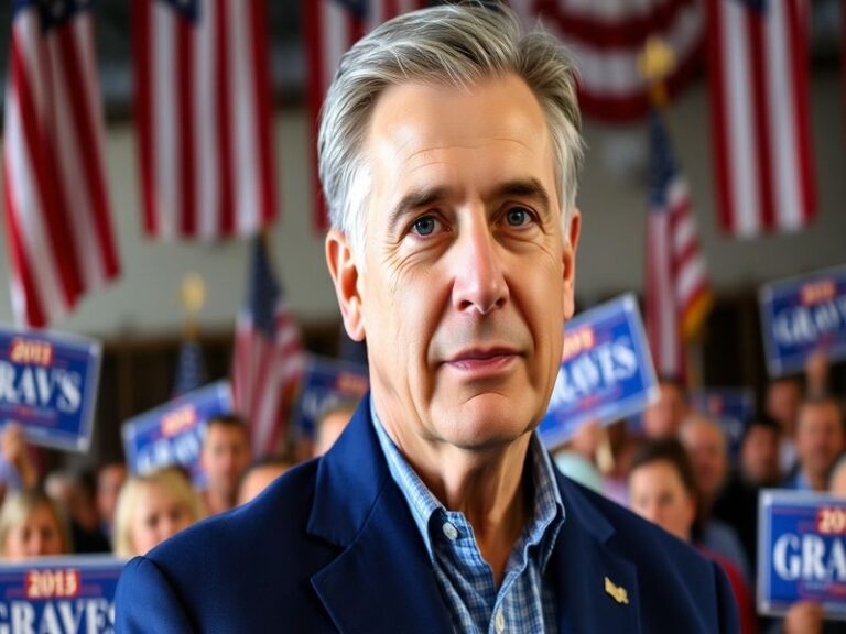 A professional portrait of Sam Graves in a congressional setting, conveying a sense of authority and dedication.