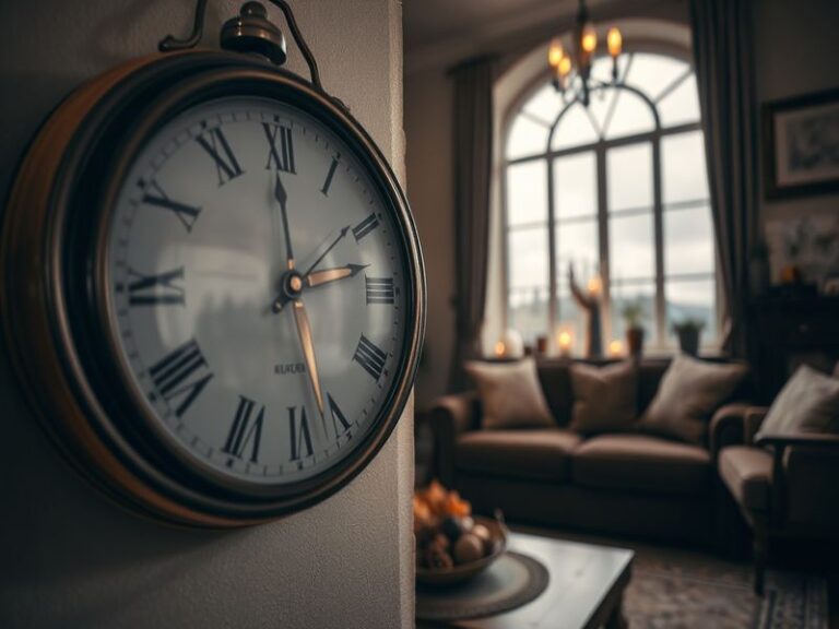 An illustration of a clock with the hands moving forward, surrounded by symbols of various cultures and a map of the world.