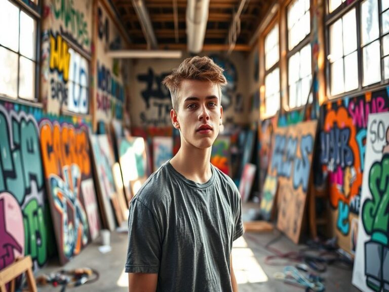A dynamic portrait of Jordan Scott, showcasing him in action during a basketball game, with a backdrop of a cheering crowd.