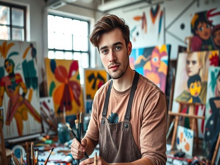 A vibrant action shot of Blake Buchanan playing basketball, showcasing his athletic ability and passion for the sport, with a