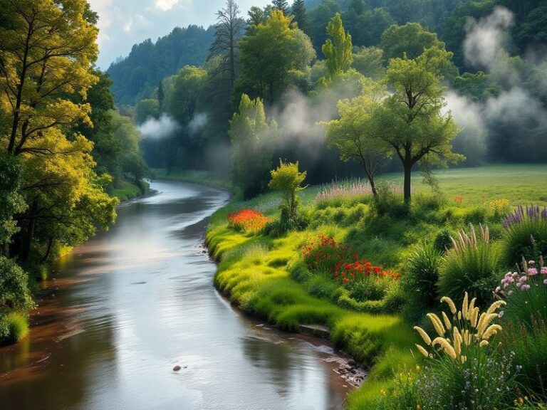 A vibrant gallery showcasing Rio Noguchi's artwork, featuring a mix of traditional and modern styles, with viewers engaged in