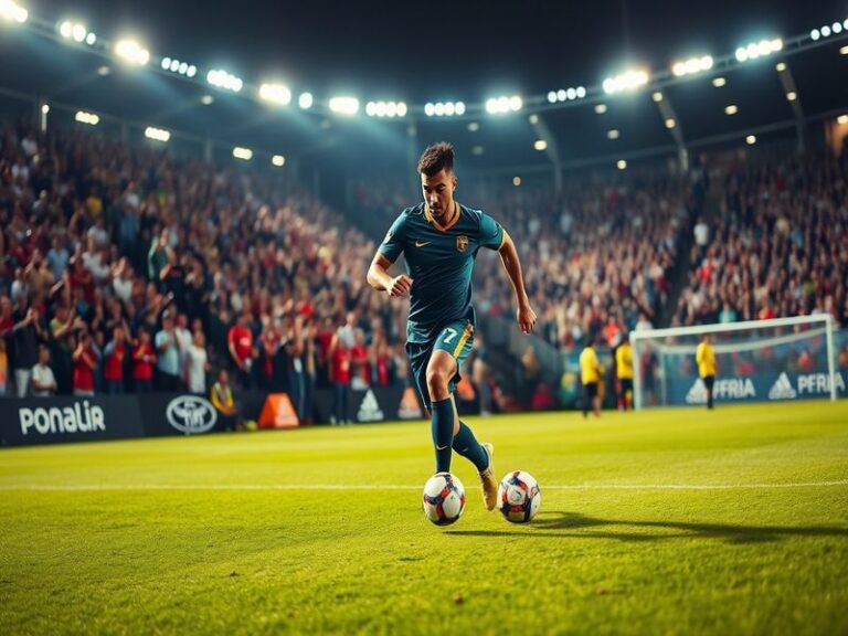 A dynamic action shot of Thiago Alcântara in a Liverpool FC kit, showcasing his dribbling skills against an opposing player o