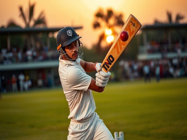 A dynamic action shot of Devdutt Padikkal playing a cover drive during a cricket match, showcasing his batting technique and
