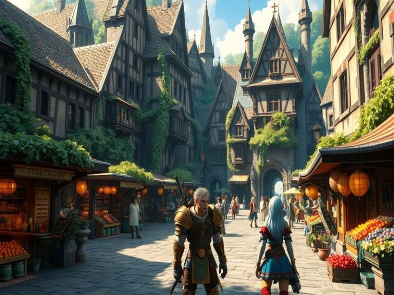 A digital artwork featuring iconic characters from Final Fantasy IX, set against a vibrant landscape reminiscent of the game'