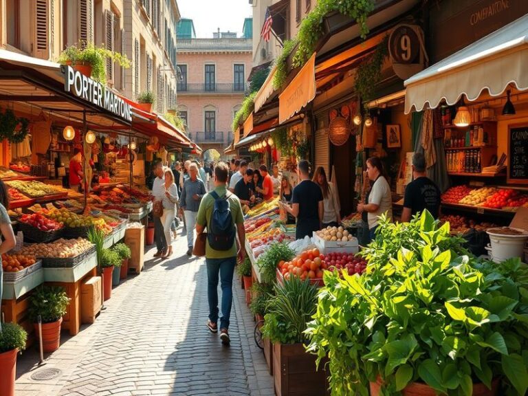 A vibrant image of Porter Martone in his studio, surrounded by colorful art pieces and creative tools, capturing the essence