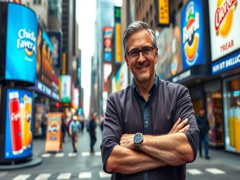 A dynamic photo of Mike Repole speaking at a press conference, with the New York Islanders logo and UBS Arena in the backgrou