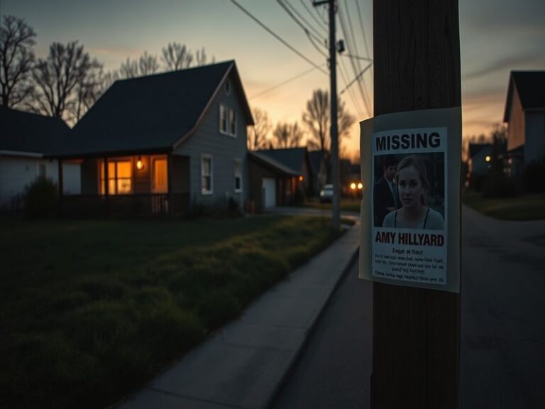 A somber image of the University of Utah campus at night, with a spotlight on a memorial area featuring flowers, candles, and