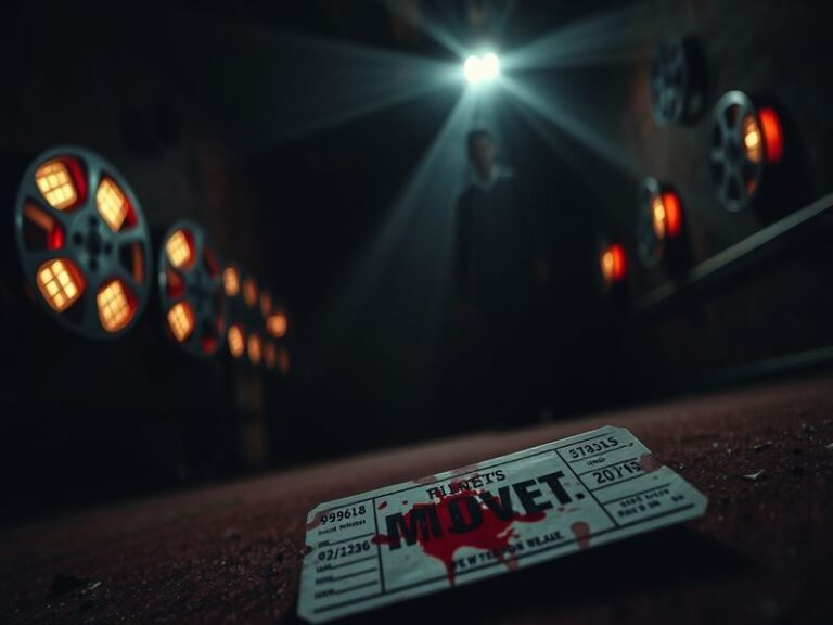 A dramatic scene from 'They Will Kill You' featuring the main characters in a tense moment, illuminated by dim lighting, with