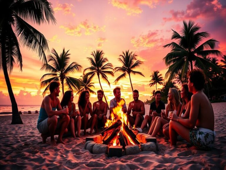 A vibrant scene from Paradise Season 3 showcasing key characters in a dramatic moment, surrounded by lush landscapes and intr