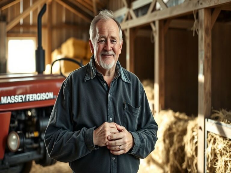 A portrait of Geoff Burrow in a modern office setting, surrounded by technology, with a thoughtful expression that suggests i