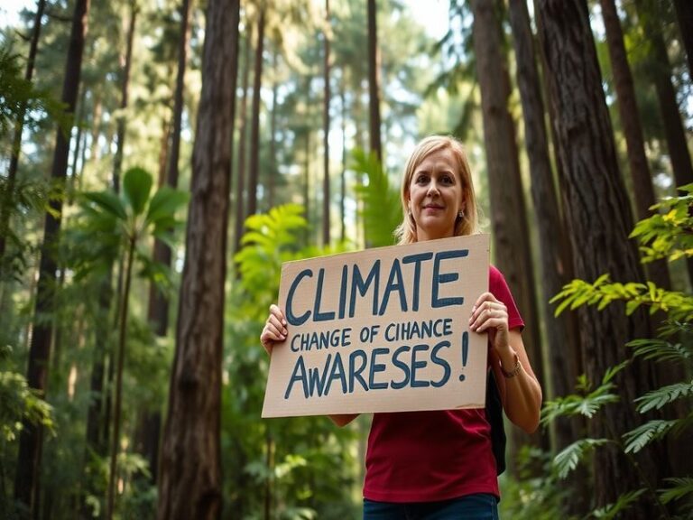 A vibrant installation by Jo Boydell showcasing recycled materials and digital projections in a community art setting.