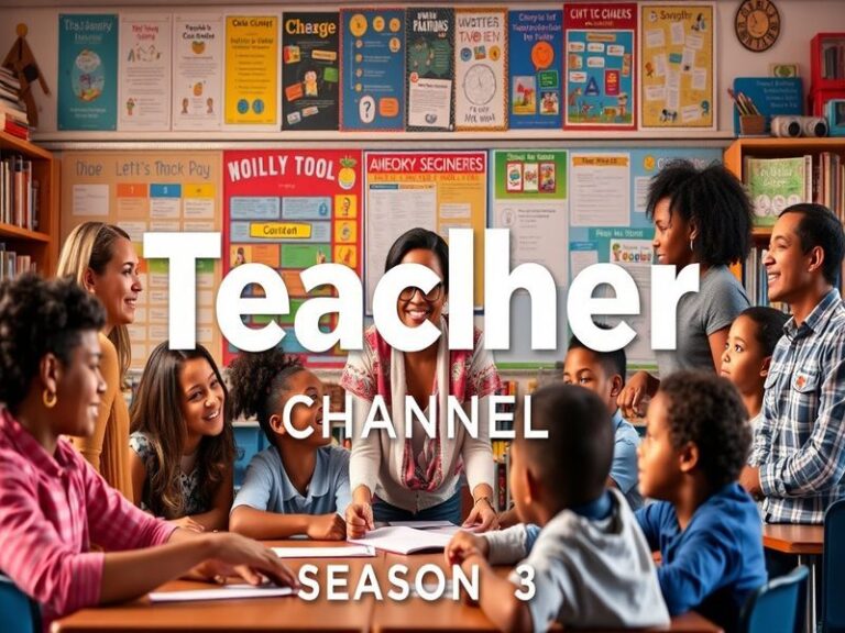 A vibrant classroom scene featuring diverse educators engaging with students, showcasing the dynamic atmosphere of teaching.