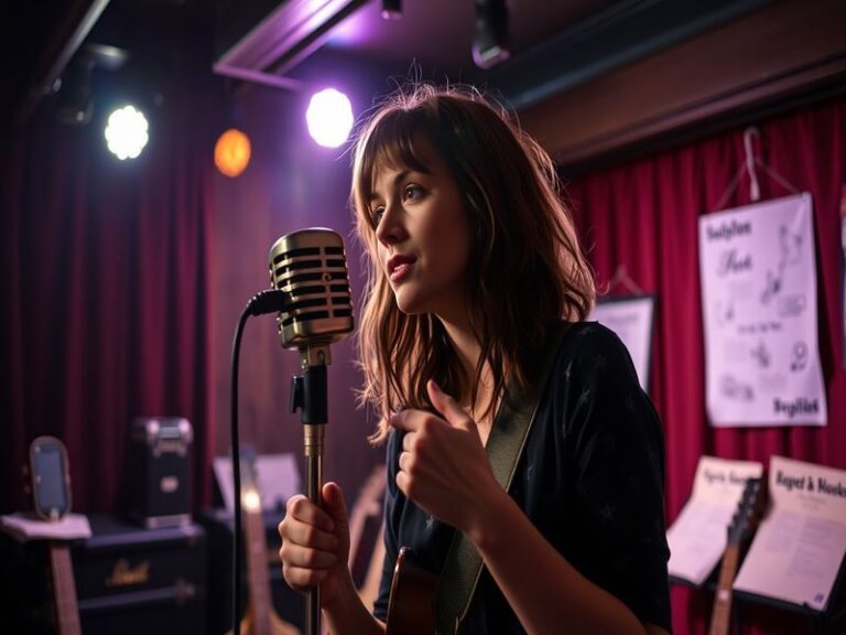 A dynamic image of Erica Meg Parkinson in action, showcasing her athleticism and engagement in a workshop, surrounded by dive
