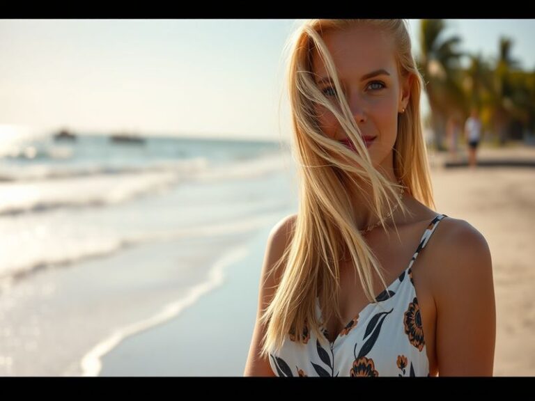 A serene portrait of Elin Nordegren, showcasing her confidence and poise, set against a natural backdrop that symbolizes grow