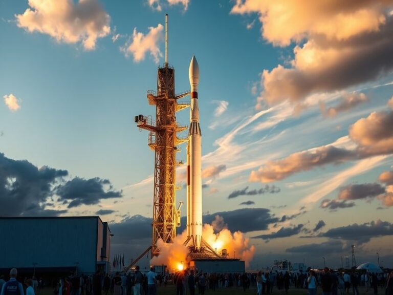 A stunning visualization of the Orion spacecraft in orbit around the Moon, showcasing the spacecraft against the backdrop of