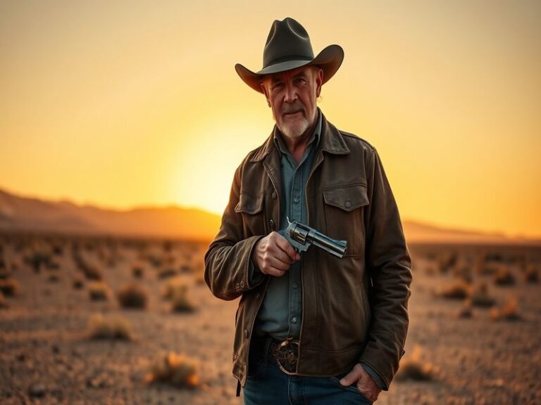 A vibrant portrait of Colt Emerson, showcasing his dynamic personality and artistic flair, set against a backdrop of a theate