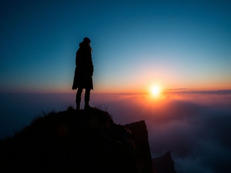 A dynamic collage featuring a runner mid-stride, a group of people in a protest holding signs, and a vintage religious painti