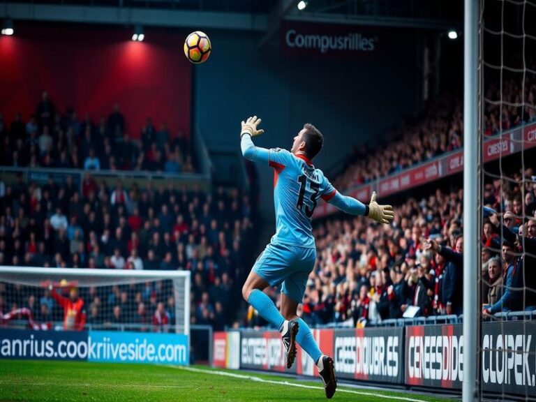 A packed stadium with Doncaster Rovers and Mansfield Town players in mid-action during a fiercely contested match. The Doncas