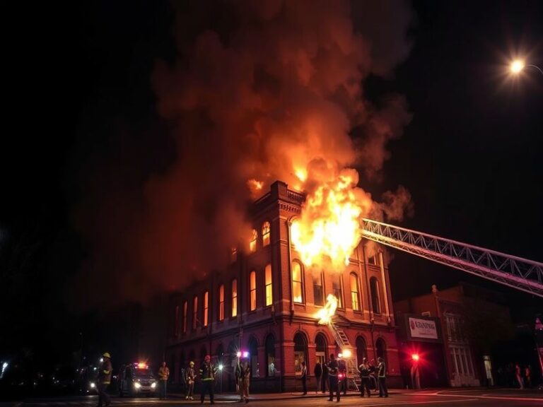 A somber memorial at the 16th Street Baptist Church, featuring flowers and candles, evoking a sense of remembrance and reflec