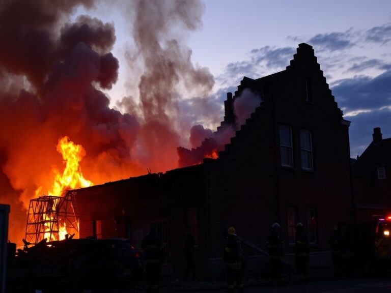 A poignant image depicting the 16th Street Baptist Church with flowers and memorials, capturing the somber mood of remembranc