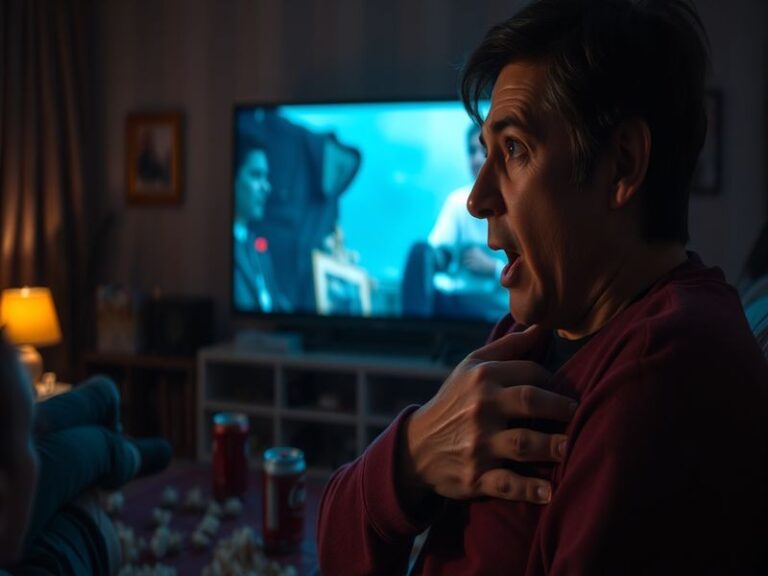 A collage of iconic drama scenes with text overlays of popular spoiler phrases, set against a vibrant social media backdrop.