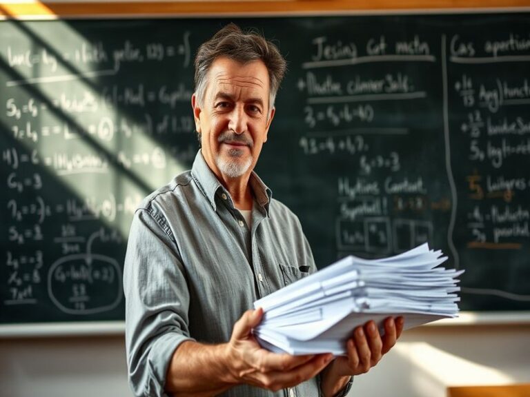 A classroom scene with diverse students and a teacher at a chalkboard, blending urban Berlin graffiti walls with Rio de Janei