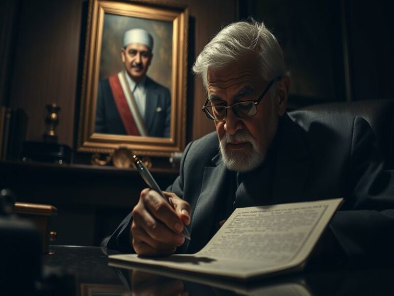 A split image showing an Iranian flag on one side and an American flag on the other, with a handwritten letter in the center.