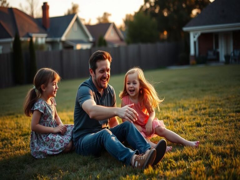 A warm family portrait featuring Reid Wiseman in astronaut gear alongside his wife and three daughters, set against a backdro