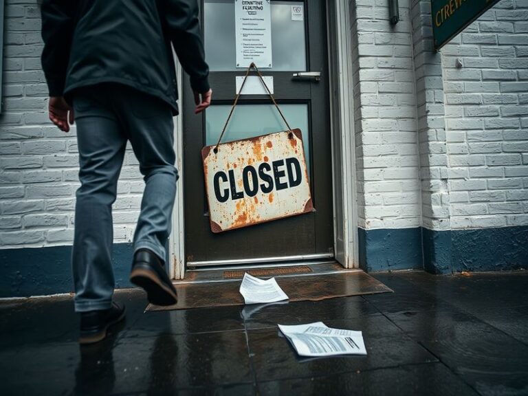 A concerned claimant sitting at a kitchen table, reviewing official DWP letters and documents, with a laptop and phone nearby