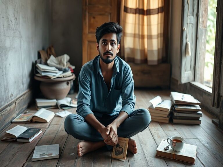 A professional portrait of Shivang Kumar in a modern office setting, surrounded by dual monitors displaying code and system a