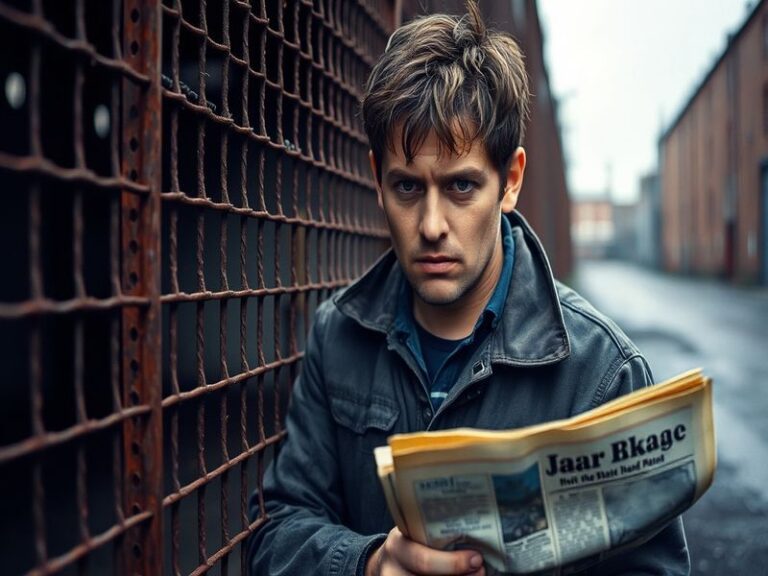 A split-image portrait of Jamie Bell in his Billy Elliot role (left) and in a modern red carpet appearance (right), showing h