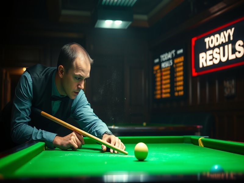A high-energy snooker match featuring Ronnie O'Sullivan in mid-action, cue in hand, with an intense crowd and bright arena li