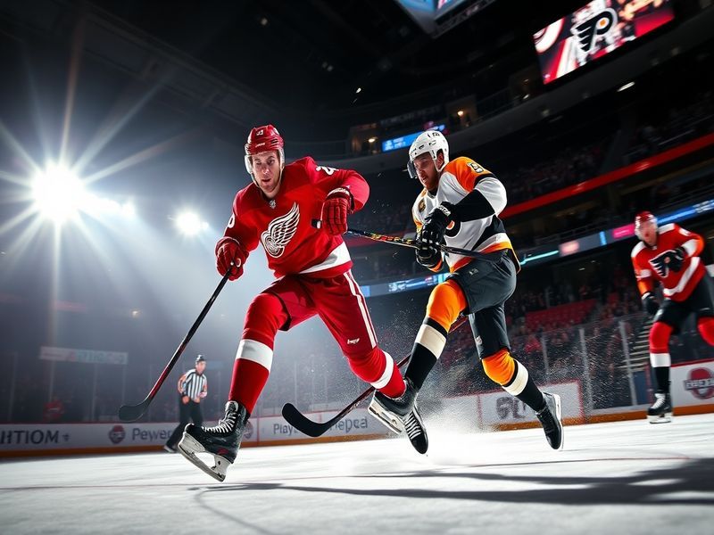 red wings vs flyers
