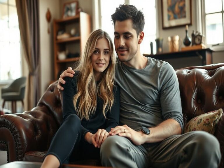 A candid photo of Kelsey Swanson and Alex Methodz Pongracz at an esports event, smiling while seated in the audience with gam