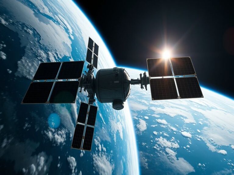 A high-definition screenshot of NASA's Orion spacecraft live stream showing Earth from deep space, with augmented reality ove