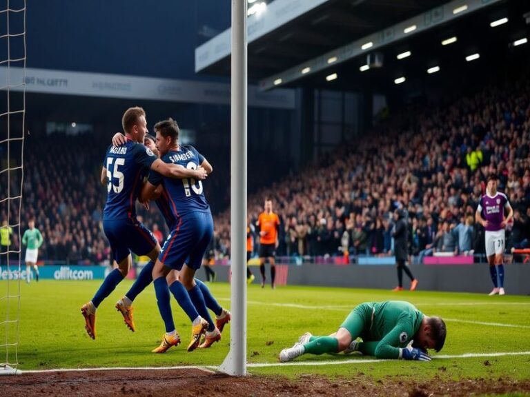A wide-angle shot of King Power Stadium during the Leicester City vs Preston match, showing players in action under stadium l