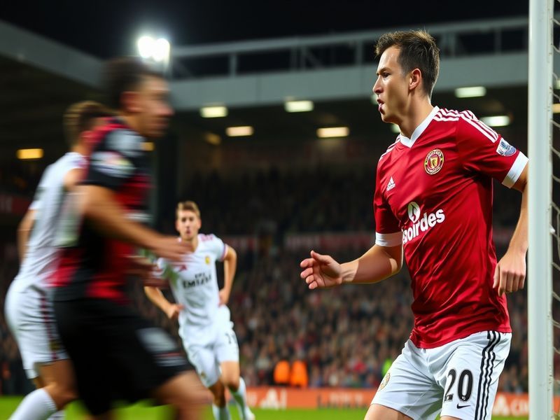 A wide-angle shot of Bramall Lane stadium during the Sheffield United vs Swansea match, showing players in mid-action under b