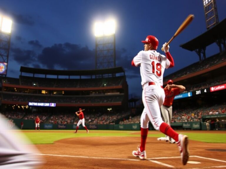A split-screen image showing a football game between Ball State and Memphis with the Cardinals' red and white uniform on one