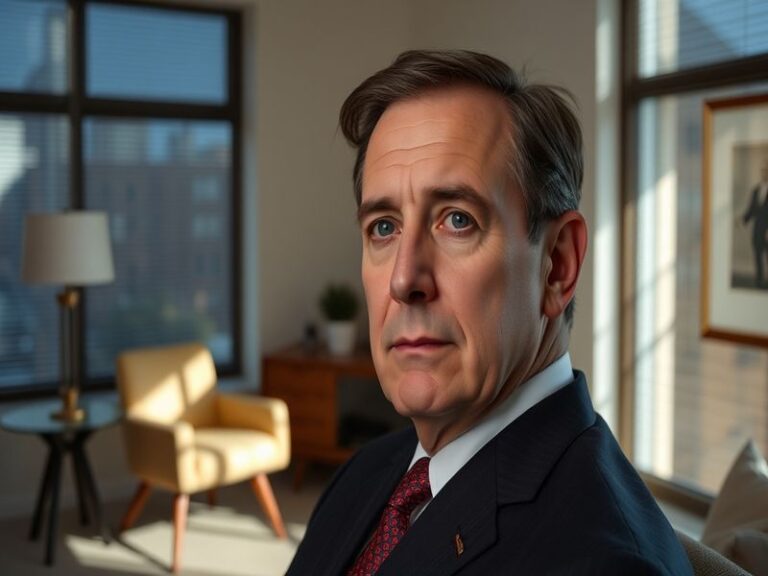 A formal portrait of Samuel Alito in his Supreme Court robes, seated in a high-backed chair in a wood-paneled courtroom setti