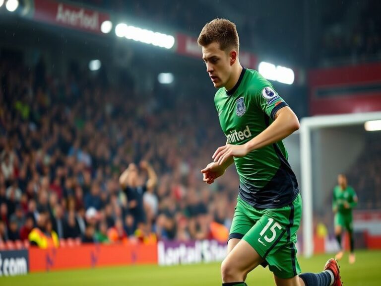 A dynamic action shot of Jack Rudoni in a Huddersfield Town kit, mid-pass in a crowded midfield battle. He is focused, slight