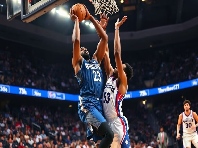 timberwolves vs 76ers