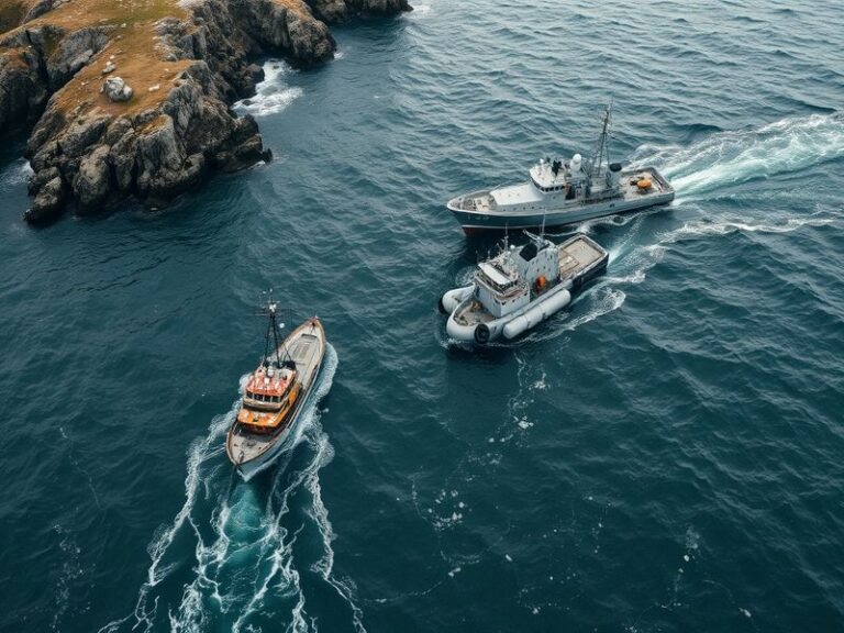 An action shot of a Flyers vs Islanders game, capturing the intensity between the two teams. The arena is filled with fans, a