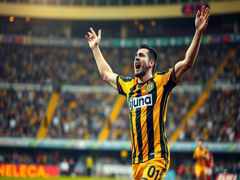 A vibrant stadium scene showing Club Tijuana (Xolos) fans in black and red cheering against Tigres UANL supporters in yellow