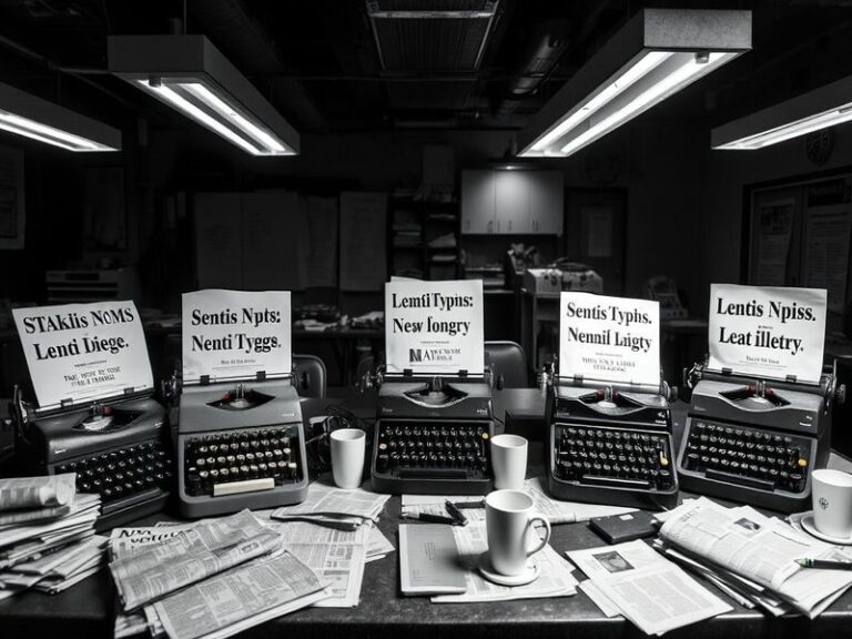 A futuristic cityscape at dusk, blending digital holograms with real-world architecture. The scene includes a diverse group o