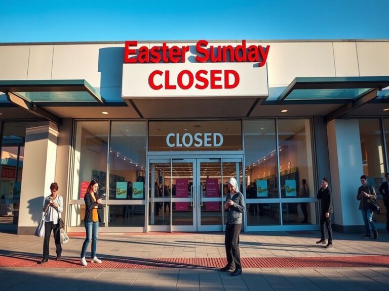 are shops open easter sunday