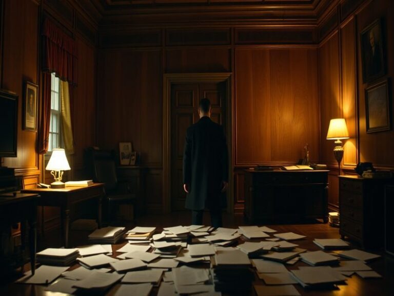 A cinematic scene from The Chosen Season Six, featuring Jesus and His disciples in a dimly lit upper room during the Last Sup